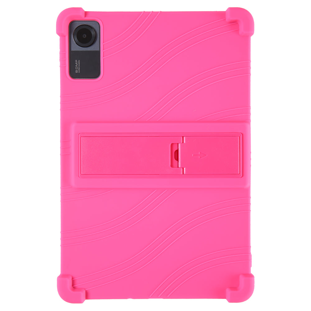 For Xiaomi Redmi Pad SE Case Thicken 4 Corners Anti-drop Silicone Tablet Cover with Kickstand For Xiaomi Redmi Pad SE Case Thicken 4 Corners Anti-drop Silicone Tablet Cover with Kickstand